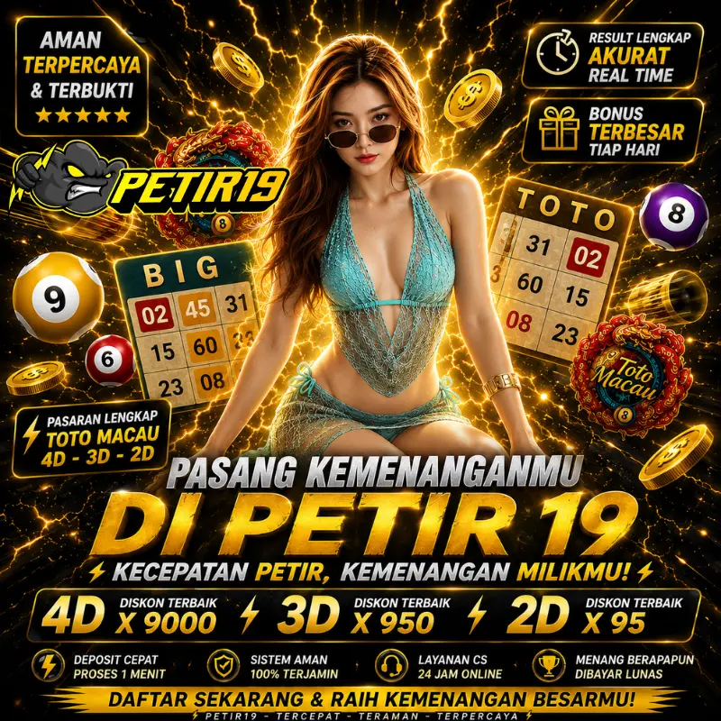 PETIR19 ✈️ Situs Nyaman Pasang Toto Togel Result Paling Lancar Dan Akurat