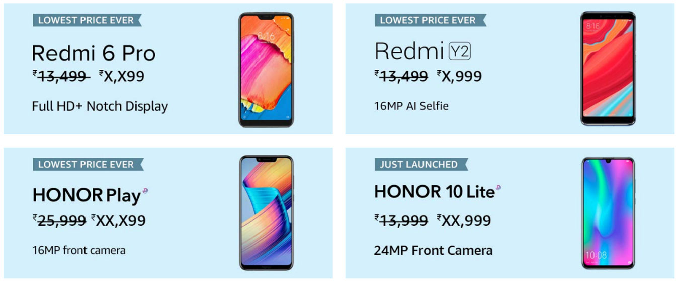 Redmi Y2 Amazon summer sale 2019