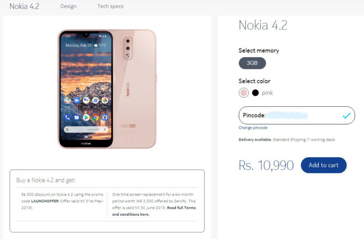 Nokia 4.2 Price