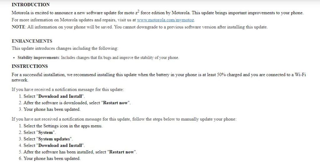 Moto Z2 force Edition