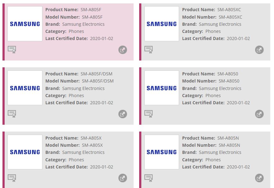 Galaxy A80 Android Q