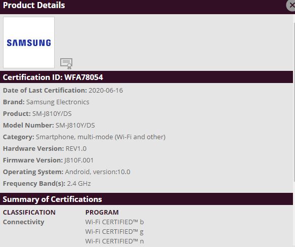 Galaxy J8 Android 10