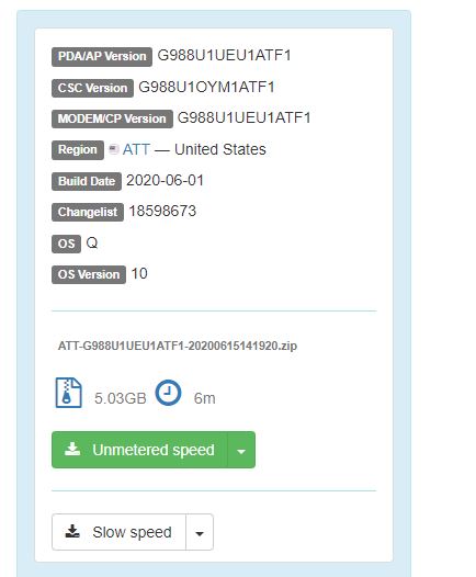 Galaxy S20 Ultra 5G At&T