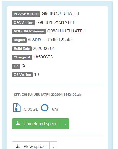 Galaxy S20 Ultra 5G Sprint
