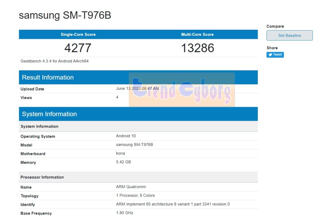 Galaxy Tab S7 Plus price