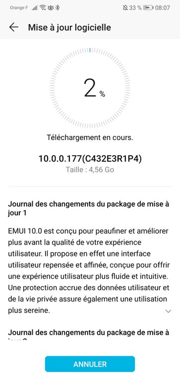 Honor 10 android 10 update