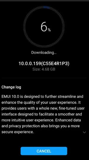 Huawei Mate 10 Pro Android 10