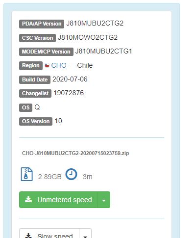Galaxy J8 Android 10 Update