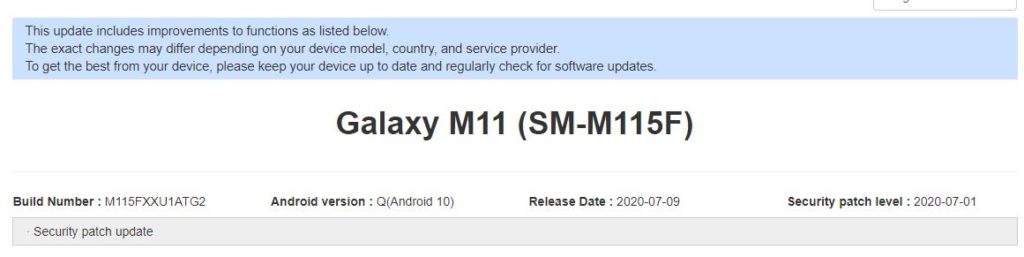 Galaxy M11