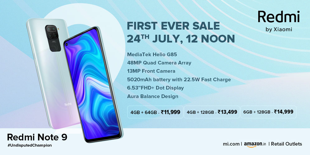 Redmi Note 9 Amazon