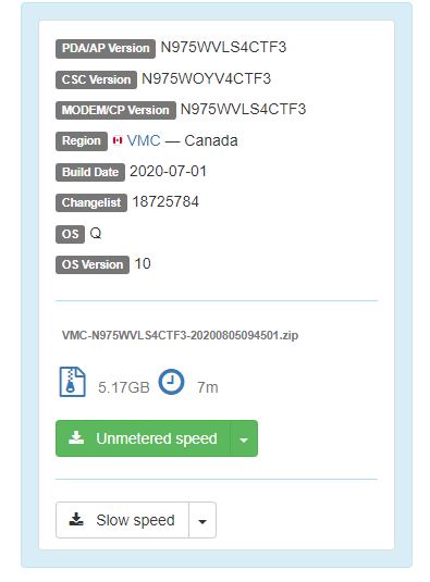 Galaxy Note 10 Plus Fido