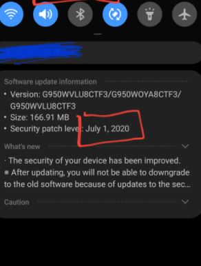 Galaxy S8 July update