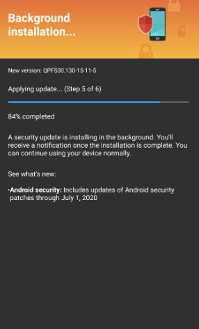 Moto Z4 update