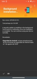 Motorola Moto G7 power August update