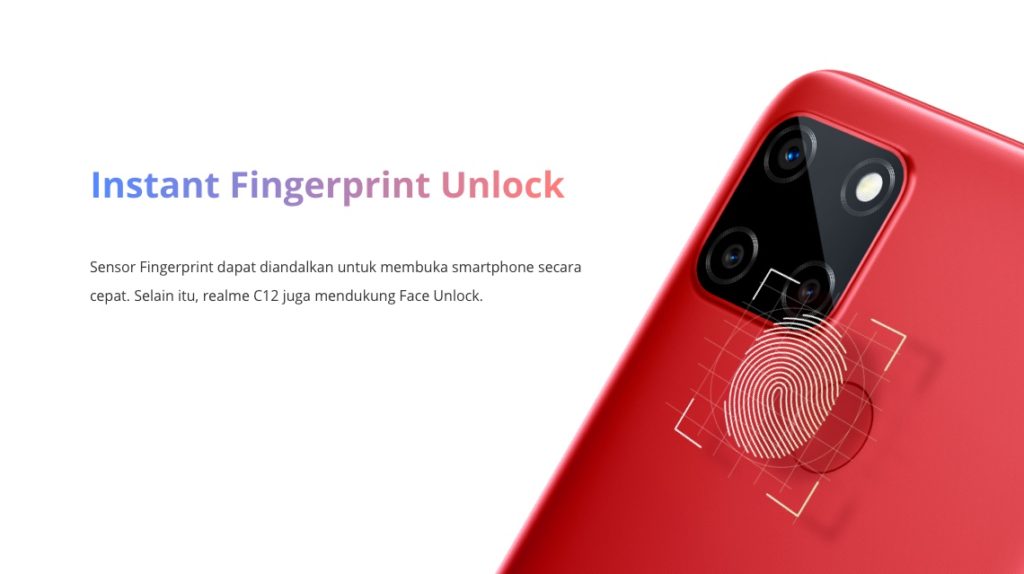 Realme C12 FingerPrint
