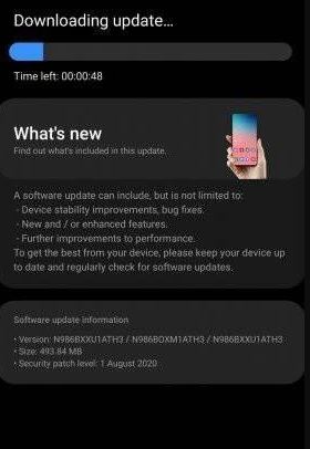 Samsung Galaxy Note 20 5G phone