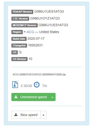 Unlocked Galaxy S20 5G