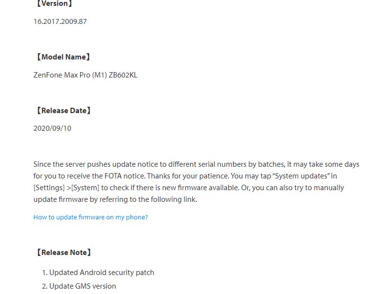 Asus Zenfone Max Pro M1