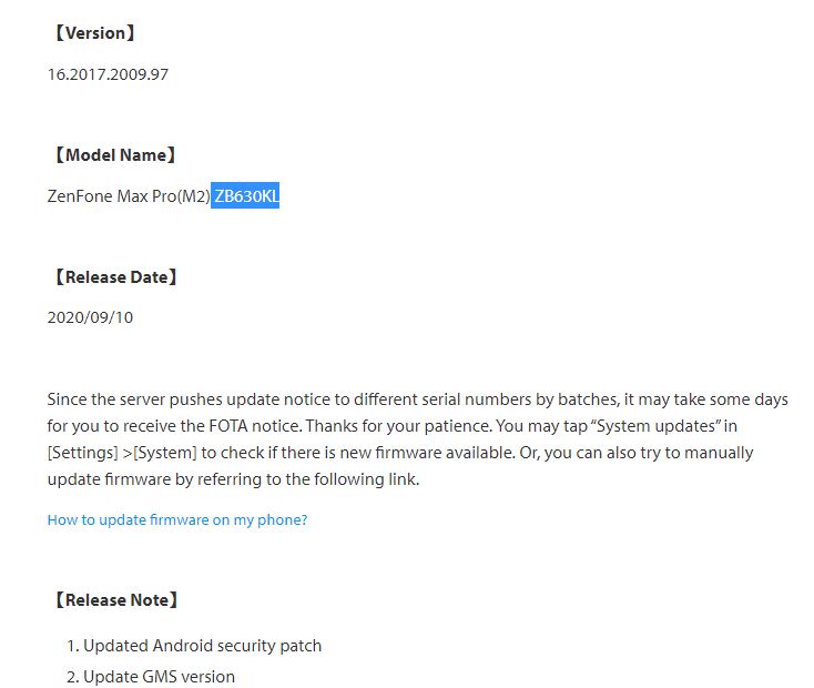 Asus Zenfone Max Pro M2