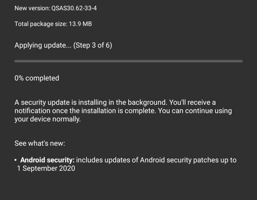 Motorola One Vision Update
