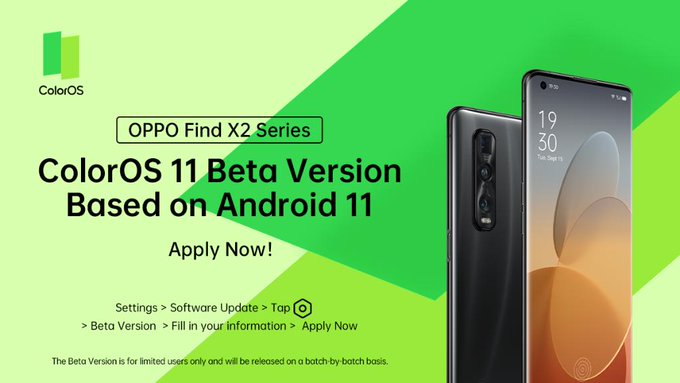 Oppo Find X2 ColorOS 11