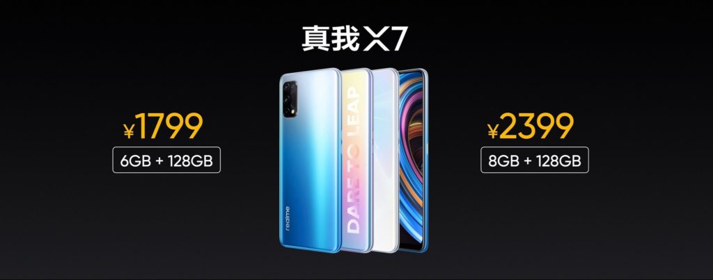 Realme X7 price