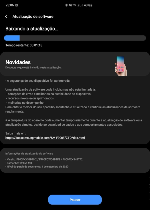 Samsung Galaxy Fold 5G Update