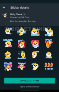 Whatsapp baby shark