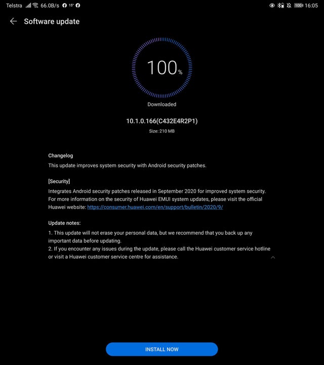 Huawei Mate Xs Update