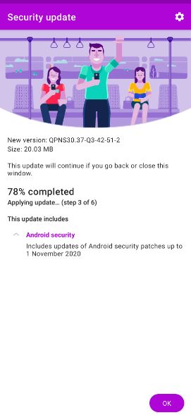 Moto G 5G Plus update