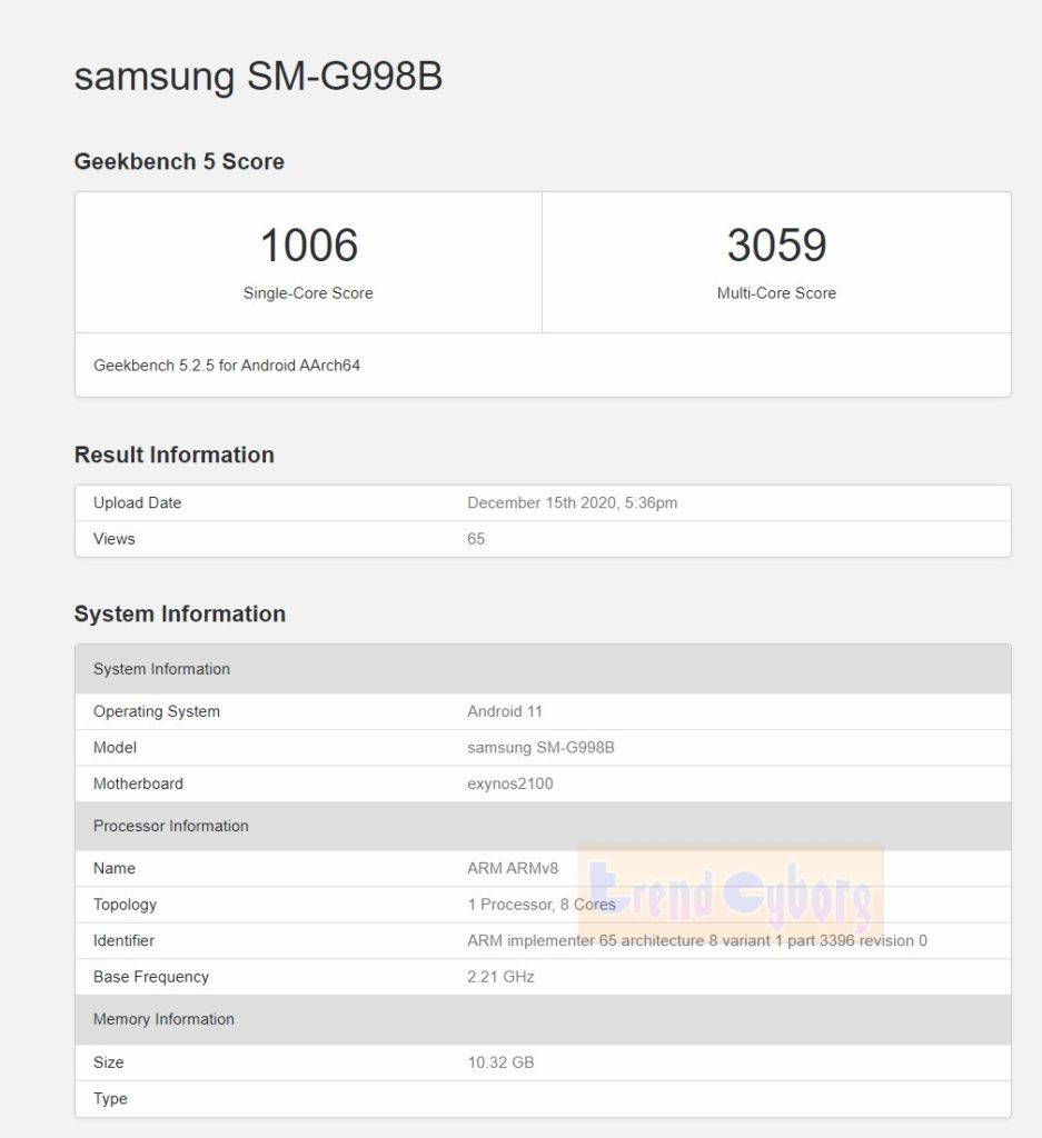 Samsung SM-G998B