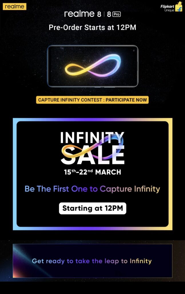 Realme 8 pro 5G Preorder in India