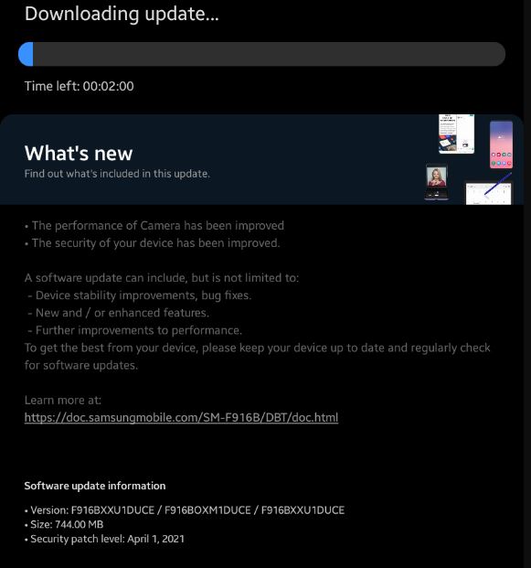 Unlocked Galaxy Z fold2 Android 11