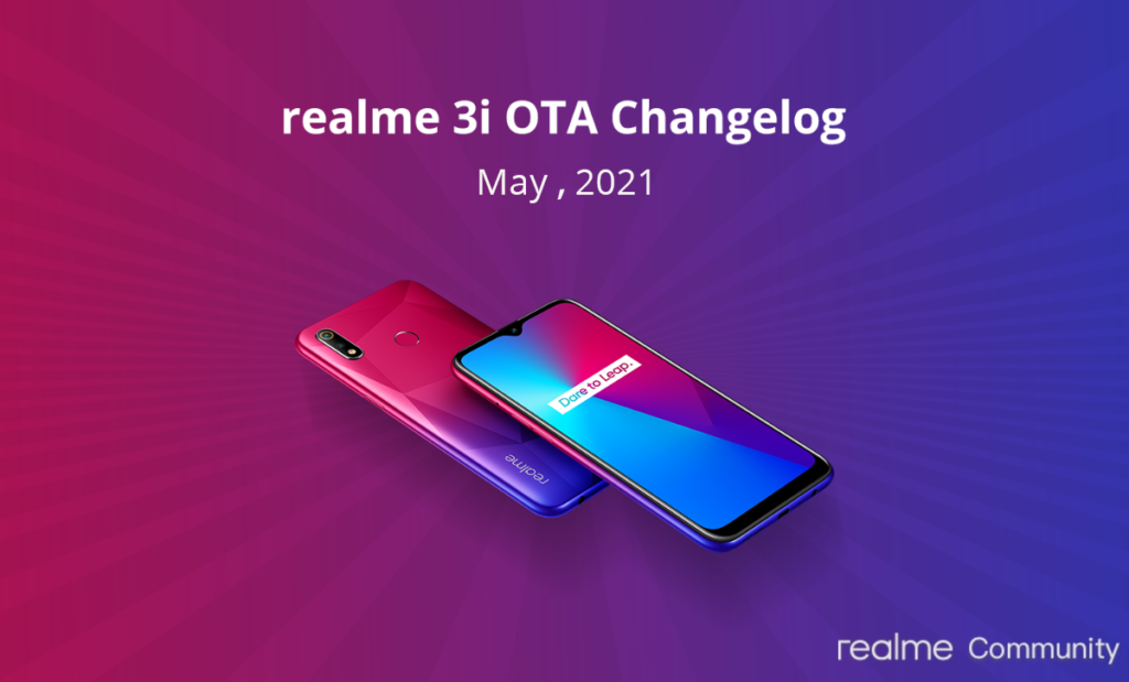Realme 3i software Update