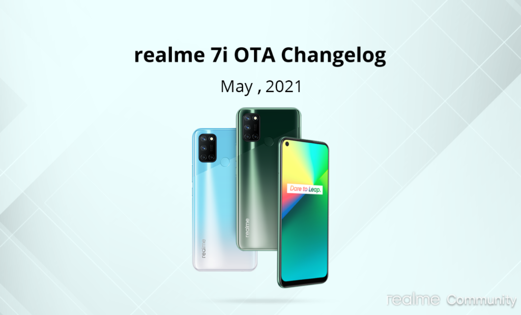 Realme 7i update