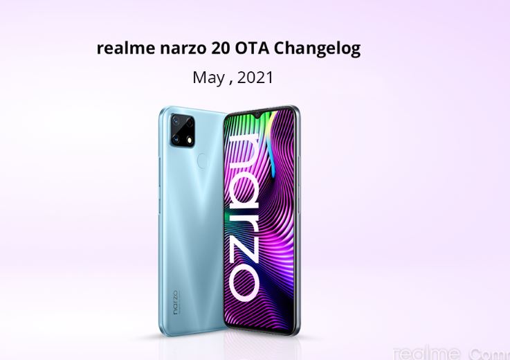 Realme Narzo 20 update