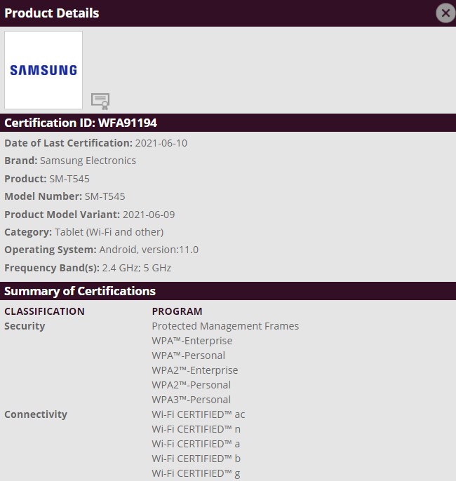 Galaxy Tab Active Pro Android 11