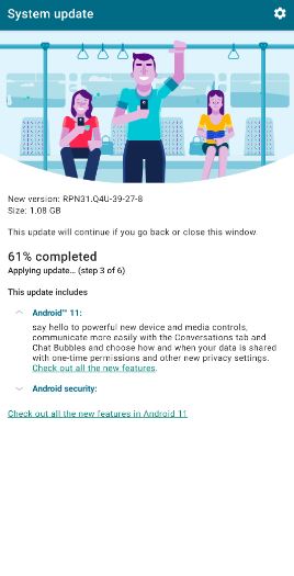 Moto G 5G Android 11