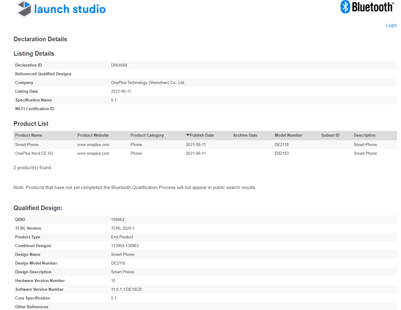 Oneplus DE2118 phone