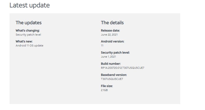 Galaxy Tab A (8.4-inch) Android 11