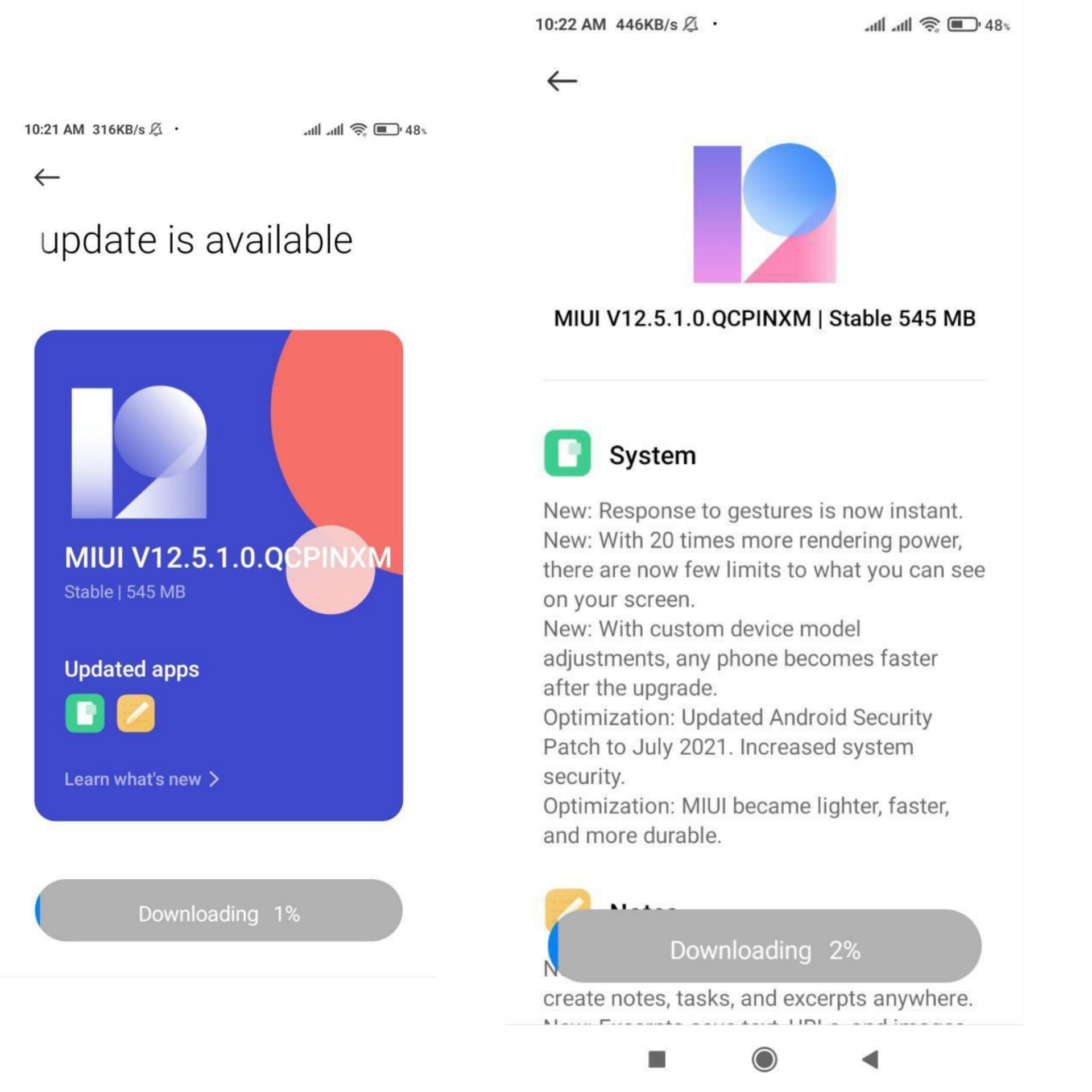 redmi 8A miui 12.5 update